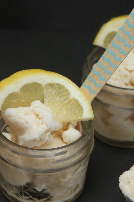 3 Ingredient Lemon Honey Ice Cream