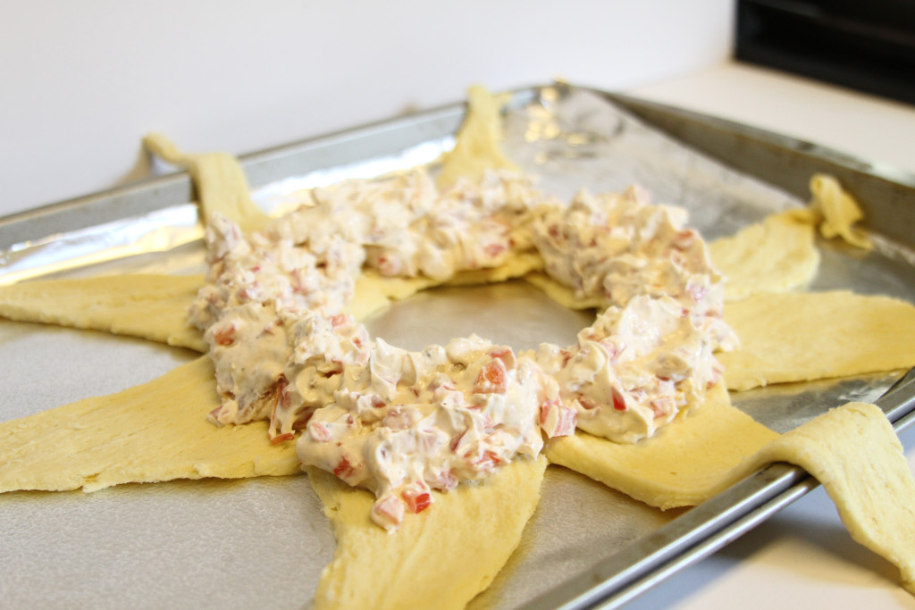 Christmas Wreath Appetizer.