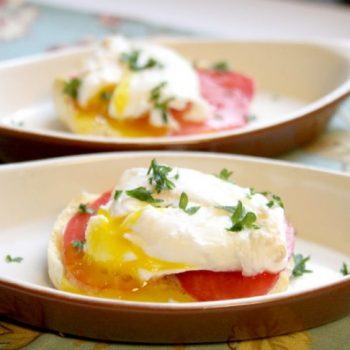 Poached Egg on Biscuit
