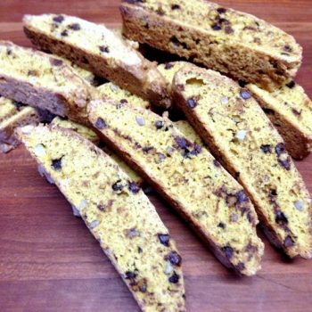 pumpkin chocolate biscotti