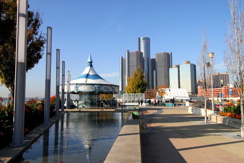 Rivard Park Detroit Waterfront