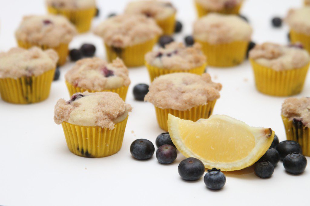 Mini Lemon Blueberry Coffee Cake