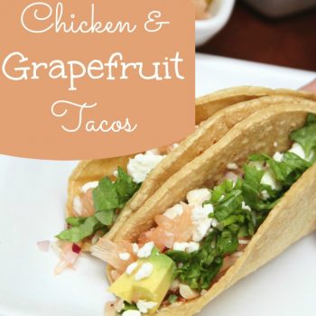 Chicken Grapefruit Tacos