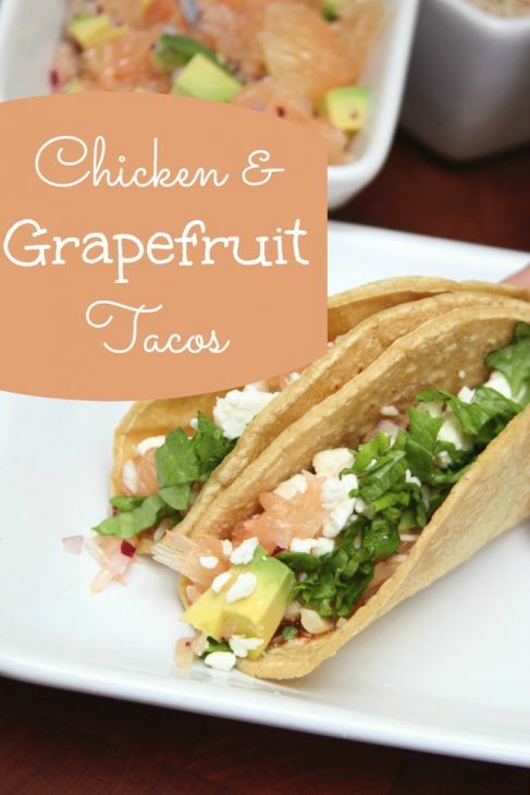 Chicken Grapefruit Tacos