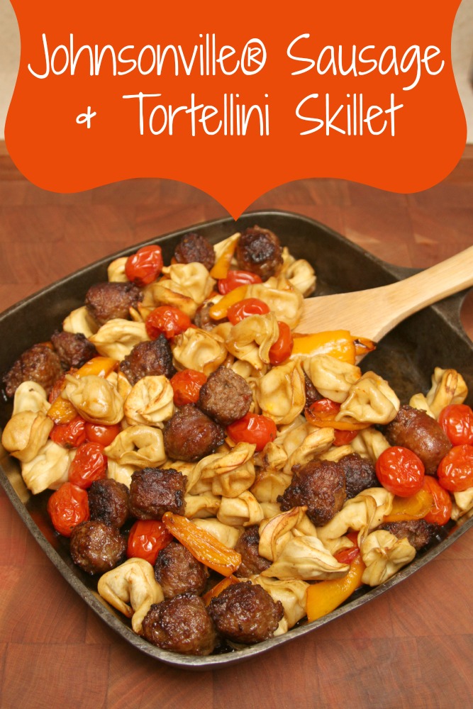 Easy Sausage and Tortellini Skillet Recipe