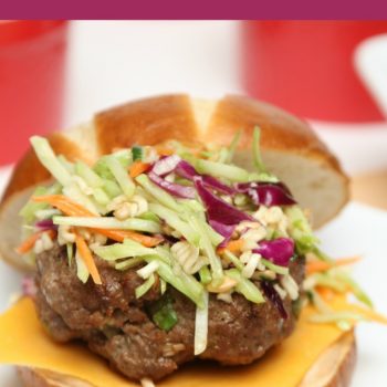 Asian Slaw Burger