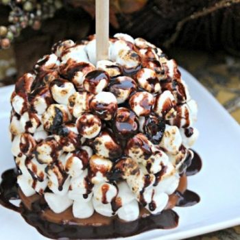 S'mores Caramel Apple