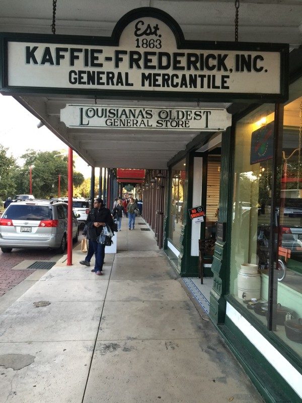 Store Front & Store Sign For Kaffie Frederick In Natchitoches, LA.