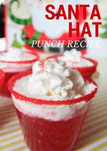 Santa Hat Holiday Punch Recipe