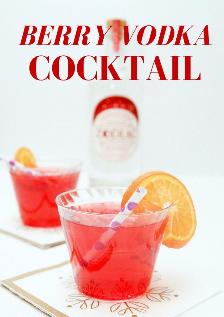 Berry Vodka Cocktail Recipe Just Short of Crazy