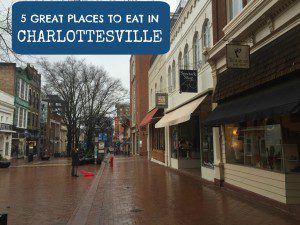 5 Great Places to Eat in Charlottesville