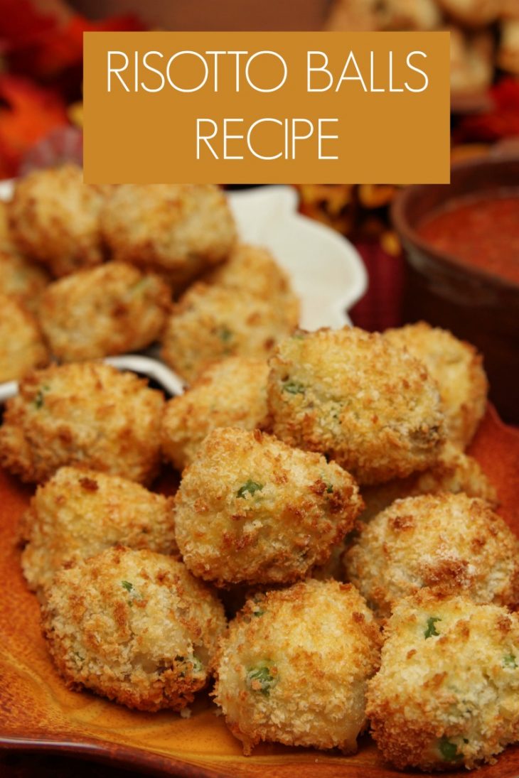Pea & Sausage Risotto Balls Recipe Just Short of Crazy