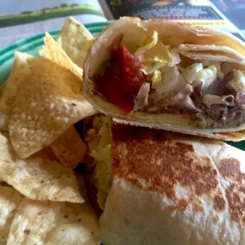 black bean burrito
