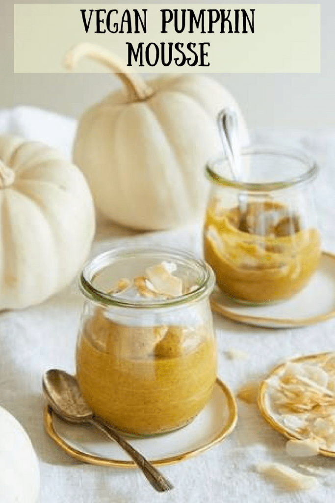 vegan pumpkin mousse