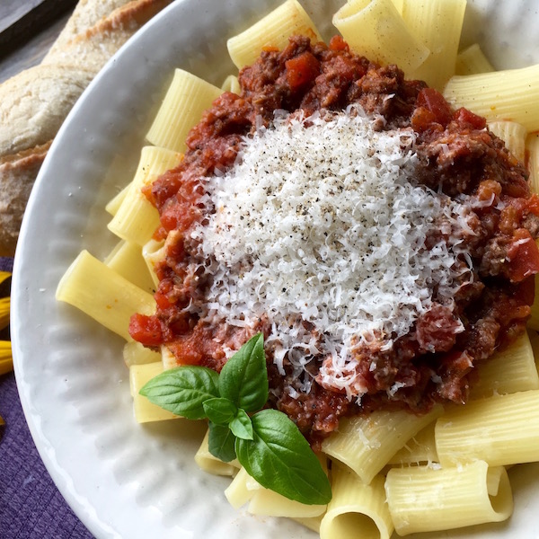 Chunky Italian Meat Sauce Recipe