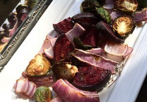 Roasted Red Beets & Brussels Sprouts Recipe