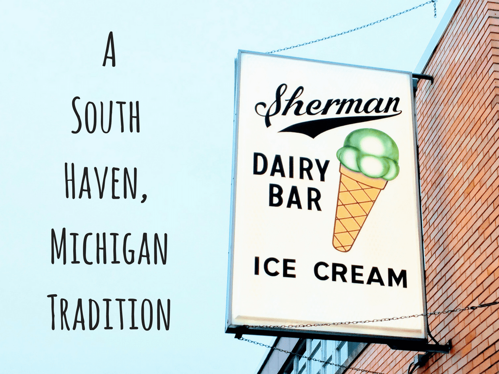Enjoy A Scoop At Sherman's Ice Cream in South Haven, MI Just Short of