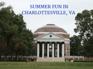 Summer Fun In Charlottesville, VA