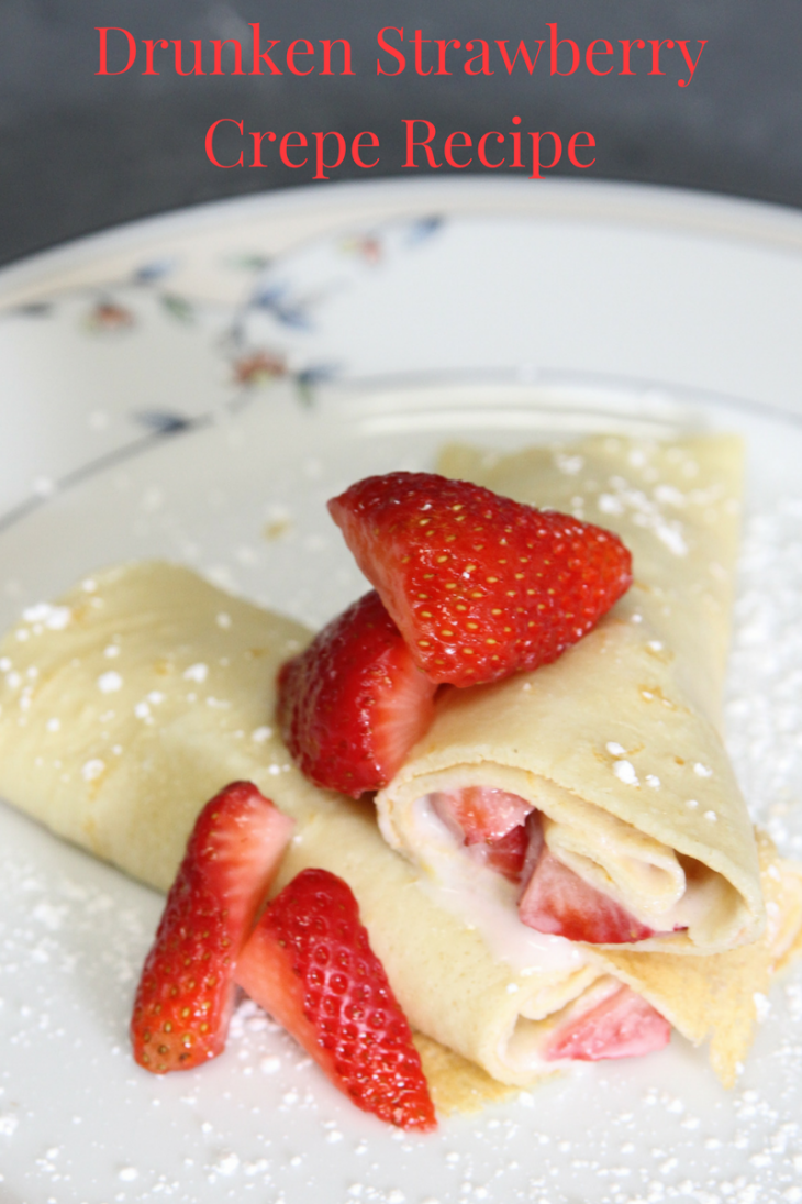 drunken strawberry crepe recipe