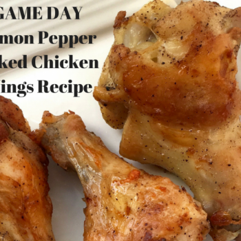 Lemon Pepper Baked Chicken Wings Recipe