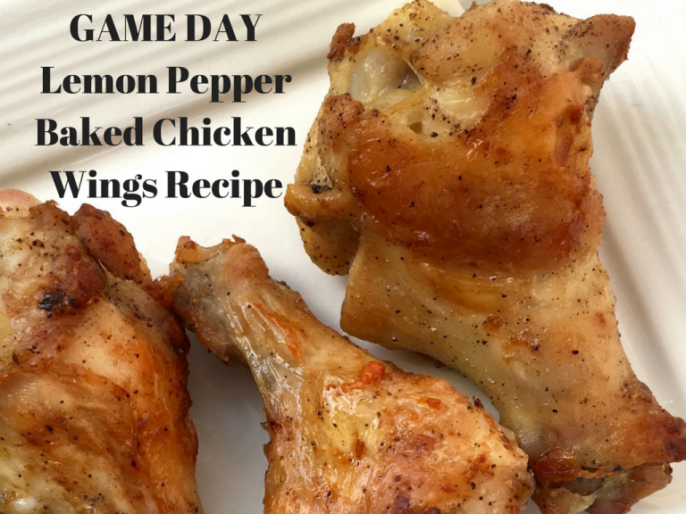 Lemon Pepper Baked Chicken Wings Recipe