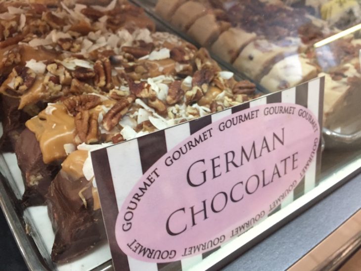 german chocolate fudge on mackinac island