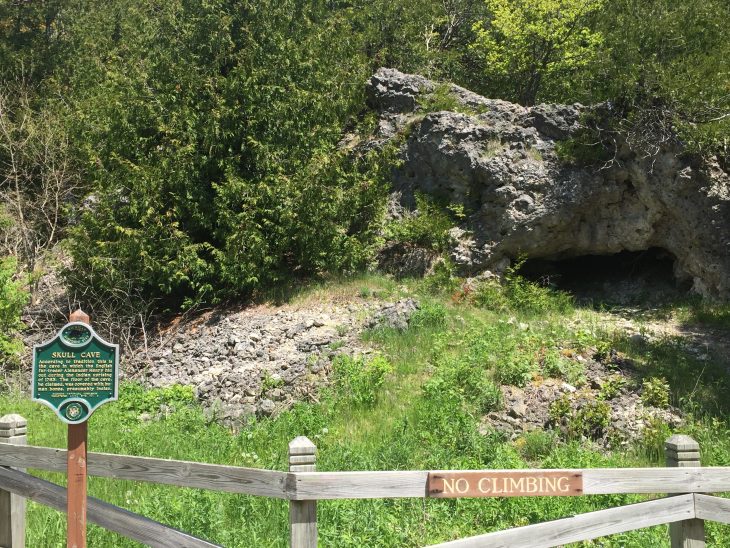 Skull Cave on mackinac island