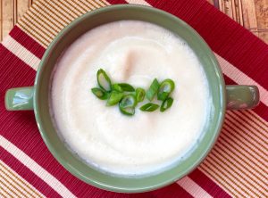 Cauliflower and Goat Cheese Soup 1