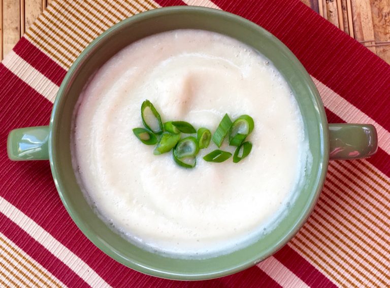 Cauliflower & Goat Cheese Soup Recipe