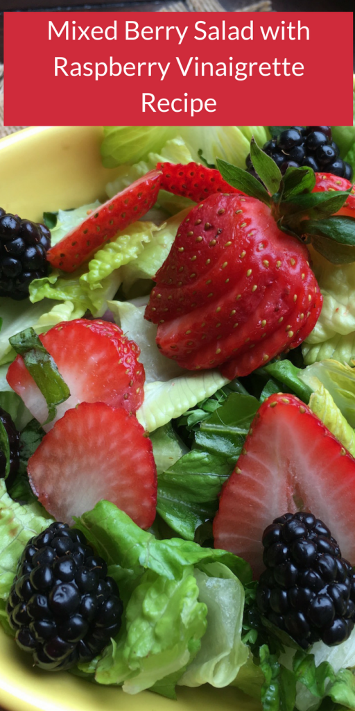 Mixed Berry Salad with Raspberry Vinaigrette Recipe Just Short of Crazy