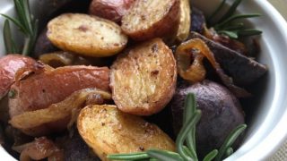 Tri-Color Roasted Rosemary Potatoes Recipe