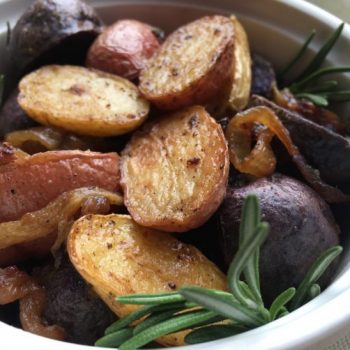 Tri-Color Roasted Rosemary Potatoes Recipe
