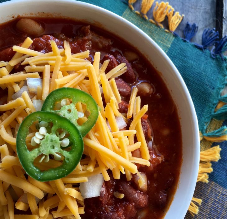 spicy slow cooker chili recipe