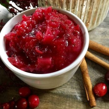 Cranberry-Pear Sauce with Rosemary and Ginger