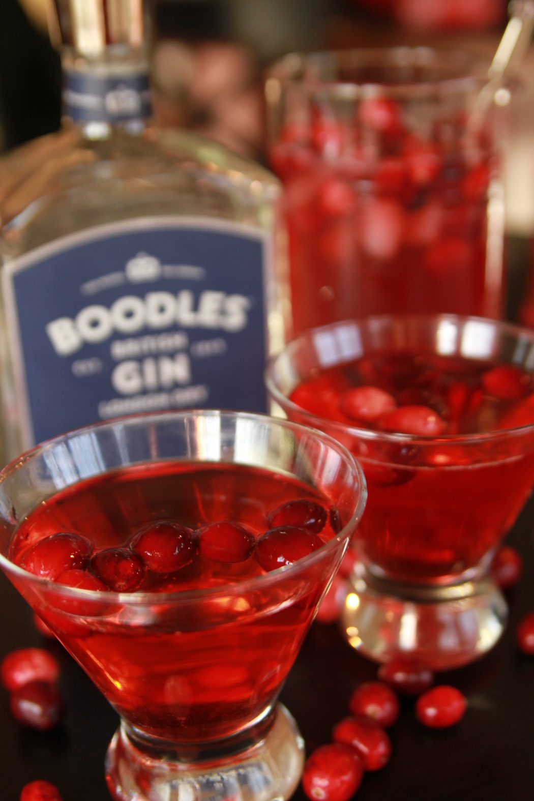 Cranberry Gin Fizz Just Short of Crazy