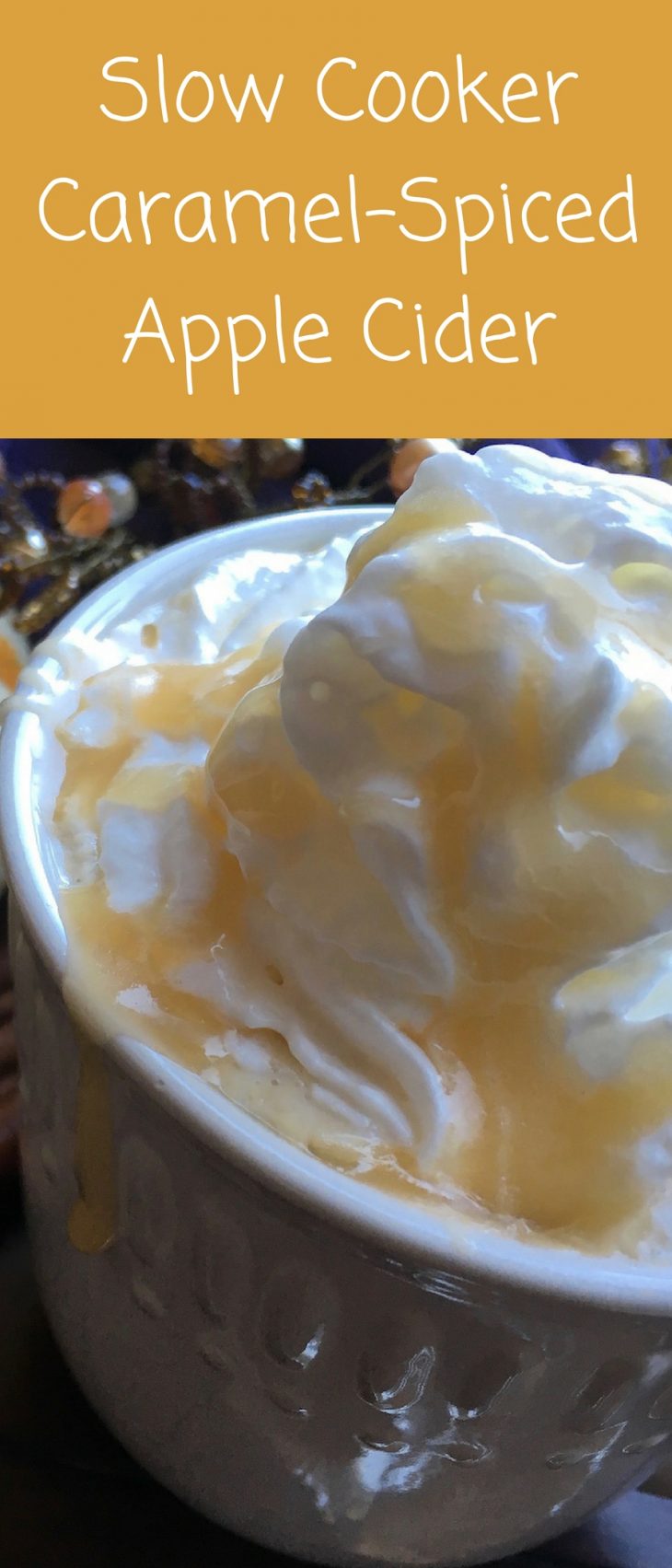 Slow Cooker Caramel Spiced Apple Cider