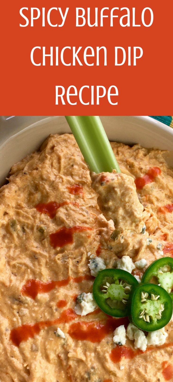 Make our easy Spicy Buffalo Chicken Dip recipe for your next event or party!  Grab this recipe and watch friends devour it in minutes!