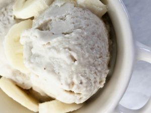 Banana Cream Frozen Yogurt  Recipe