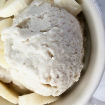 Banana Cream Frozen Yogurt 