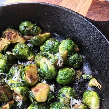 Roasted Brussels Sprouts with Balsamic Glaze