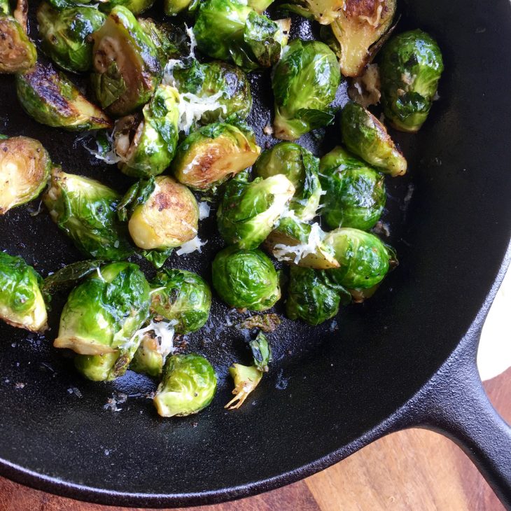 Roasted Brussels Sprouts with Balsamic Glaze