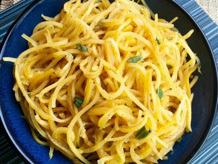 Butternut Squash Noodles Recipe - Just Short of Crazy