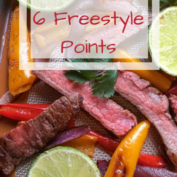 quick, easy beef fajitas wight watchers freestyle dinner idea