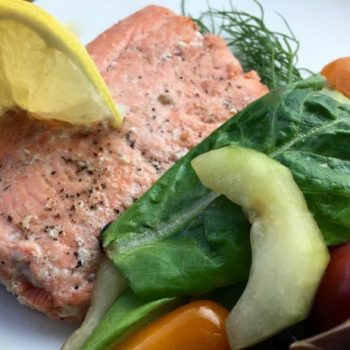 This Lemon Dill Pan Fried Salmon is a perfectly delicious and healthy meal that is ready in just a few minutes! Everyone in the family will love this recipe for dinner!