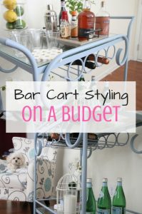 How To Take A Bar Cart From Drab to Fab