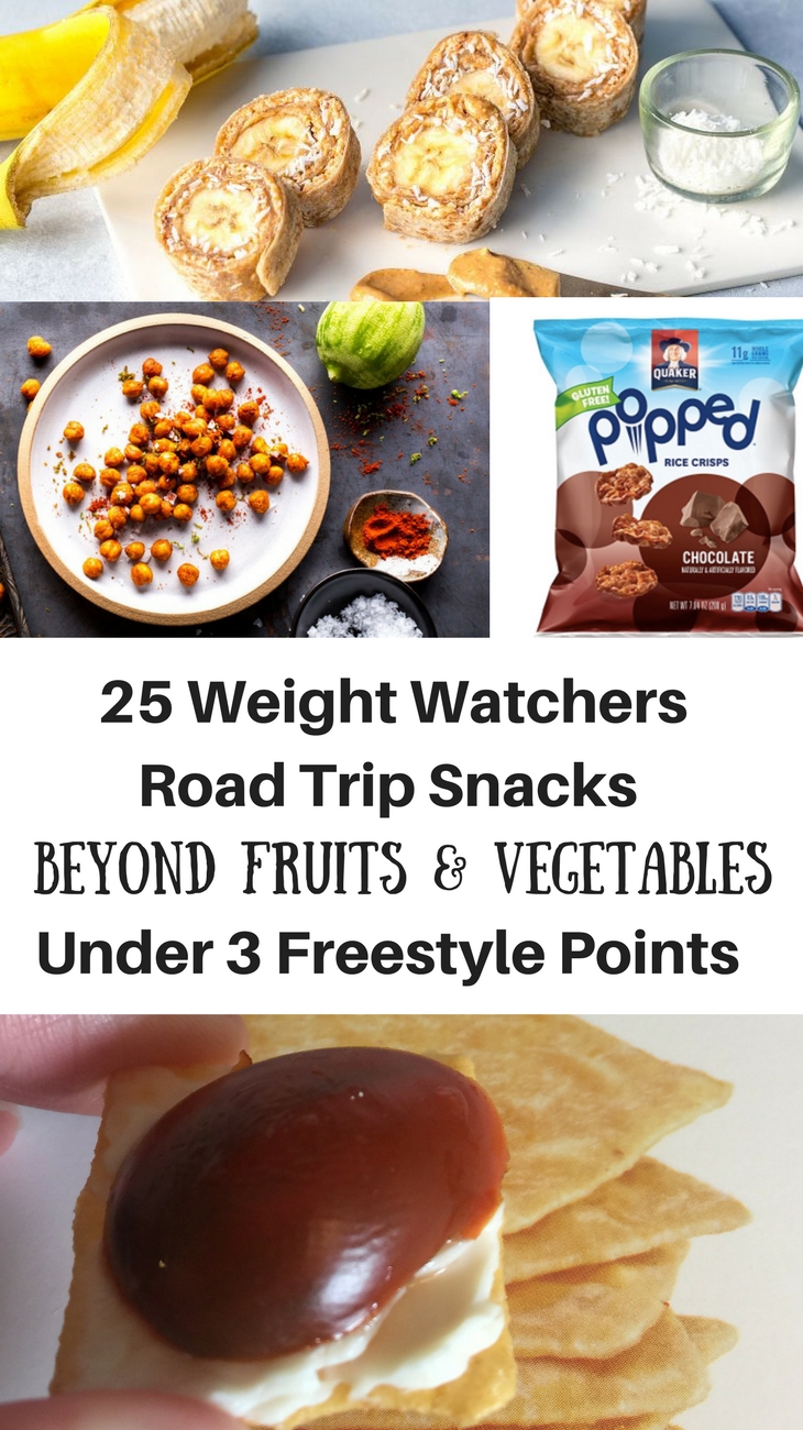 25 Weight Watchers Road Trip Snacks Beyond Fruits & Vegetables Under 3 Freestyle Points Each