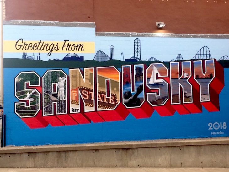 Sandusky Greetings Wall Mural