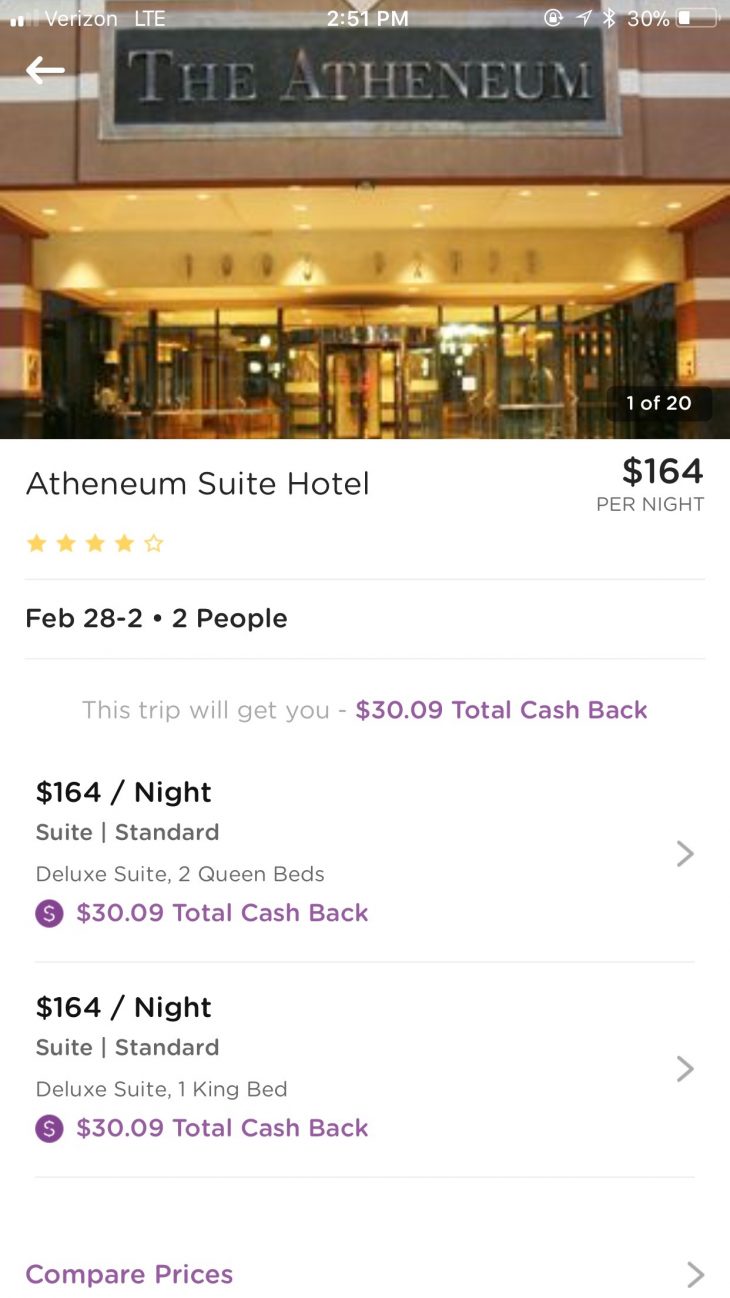 Earn cash back when you travel by using the dosh app