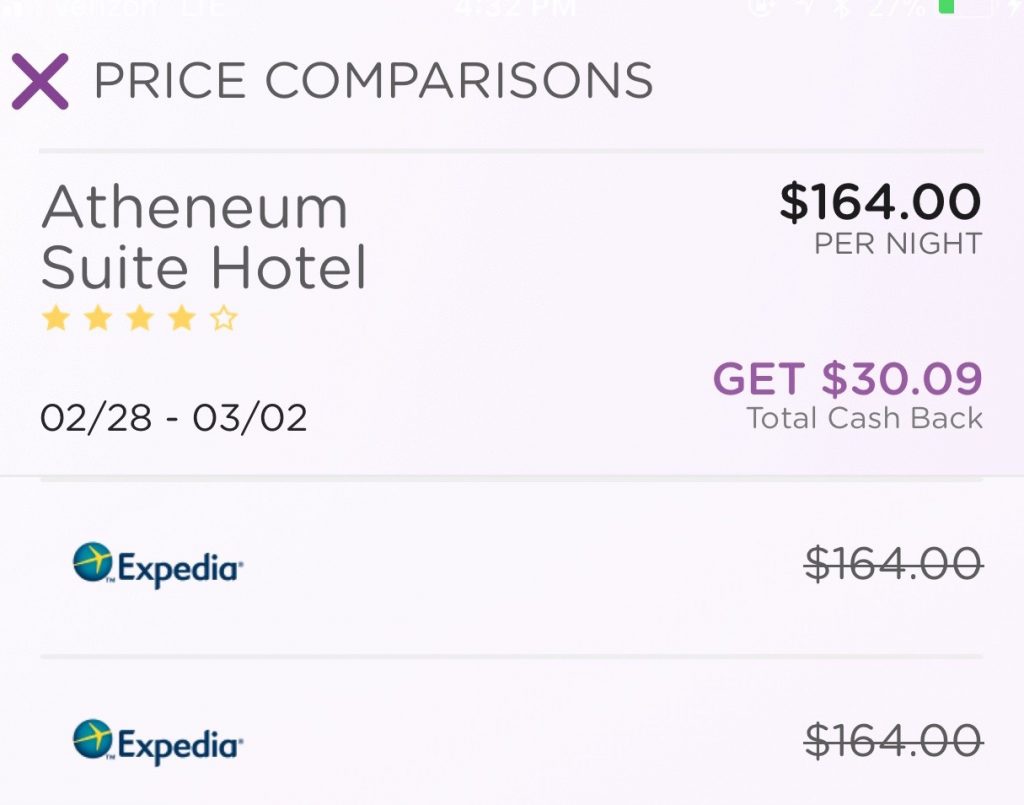 The Dosh App saves you money when you travel