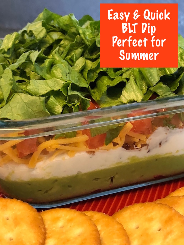 BLT Dip is perfect for summer! And if you're lactose intolerant be sure to use LactoJoy so you can enjoy this BLT dip as well.